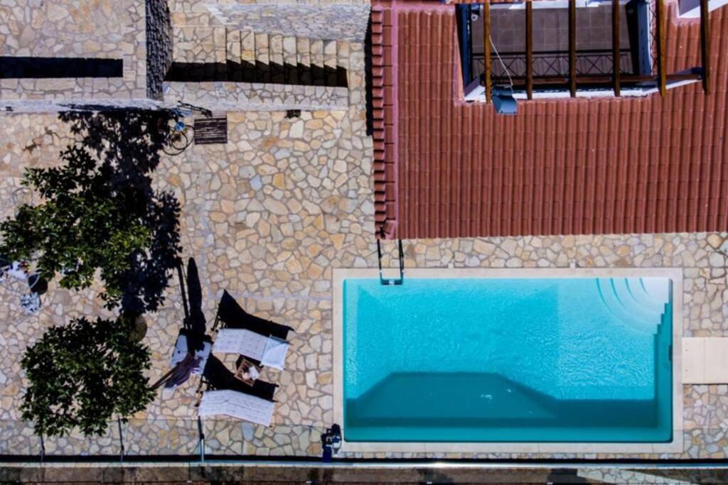Apollo Romantic Sea View Villa Киверион Экстерьер фото