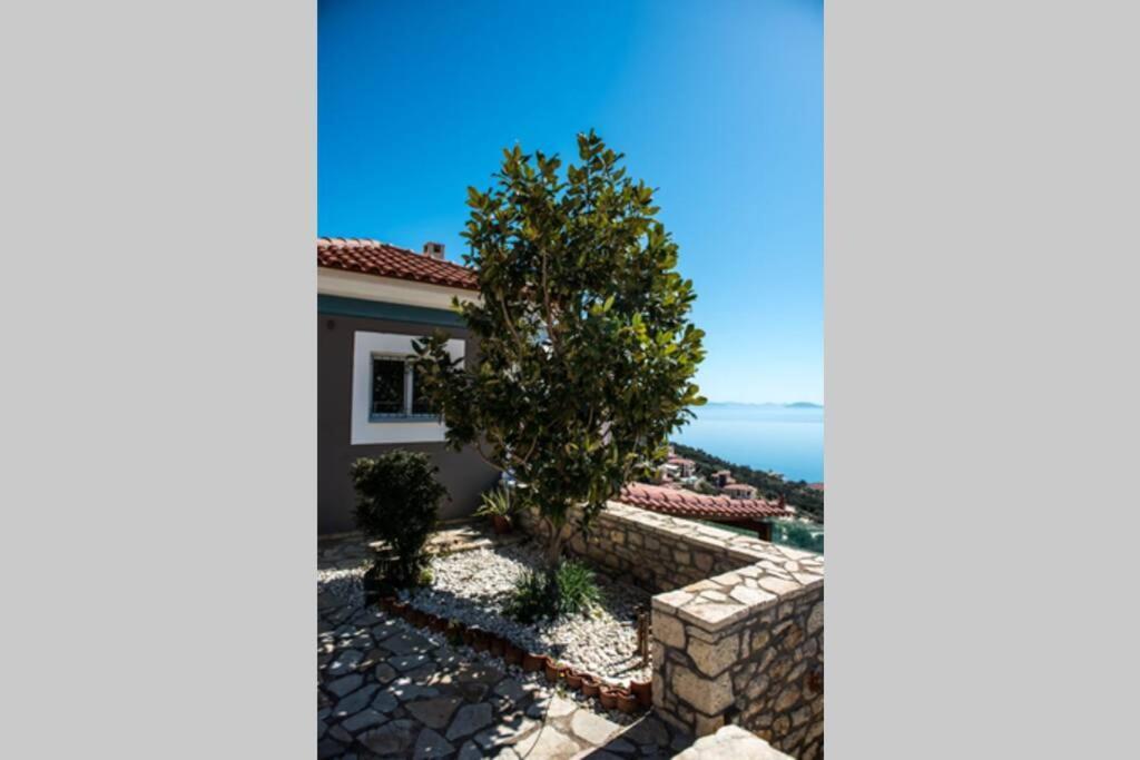 Apollo Romantic Sea View Villa Киверион Экстерьер фото