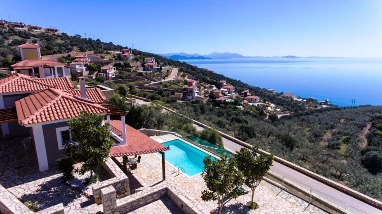 Apollo Romantic Sea View Villa Киверион Экстерьер фото