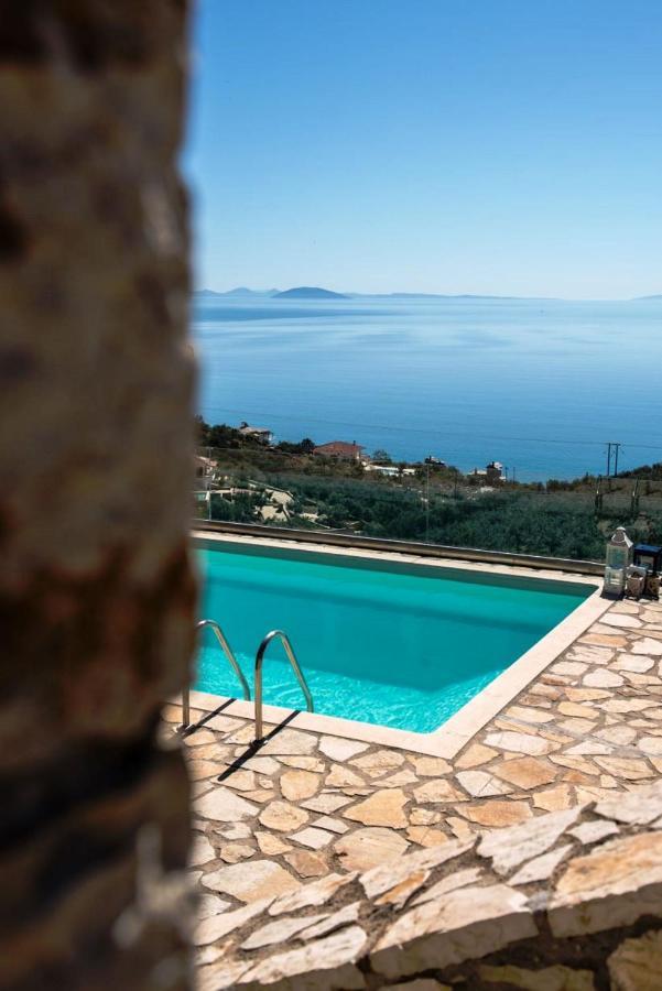 Apollo Romantic Sea View Villa Киверион Экстерьер фото