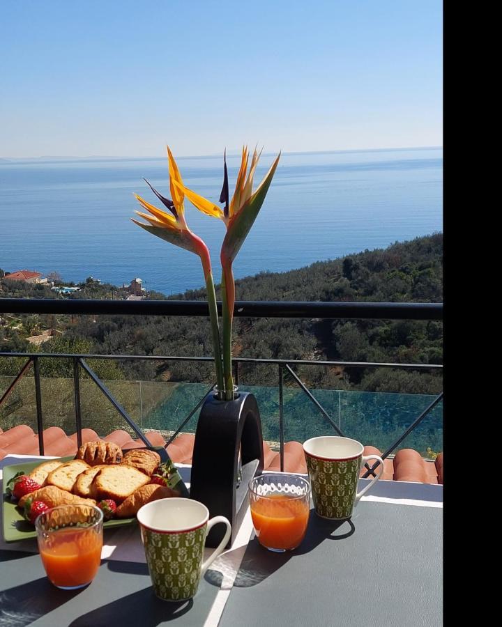 Apollo Romantic Sea View Villa Киверион Экстерьер фото