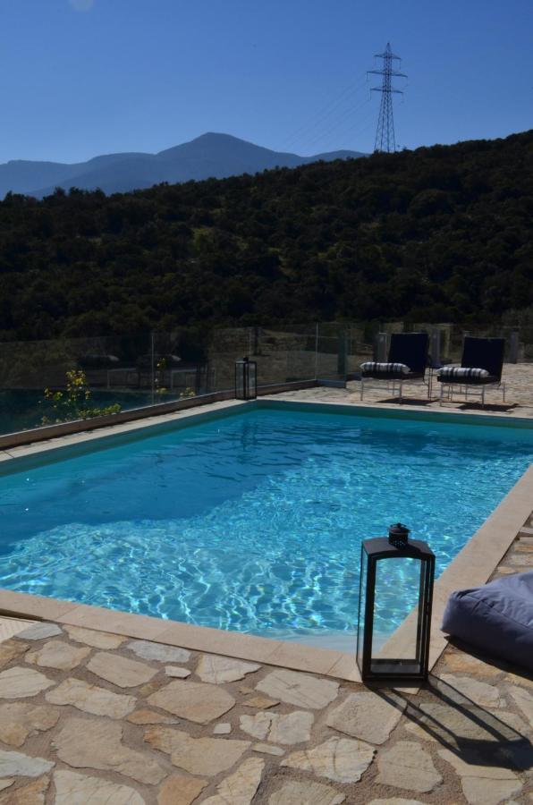 Apollo Romantic Sea View Villa Киверион Экстерьер фото