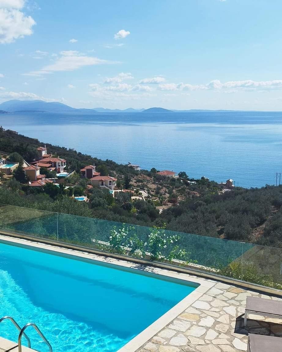 Apollo Romantic Sea View Villa Киверион Экстерьер фото