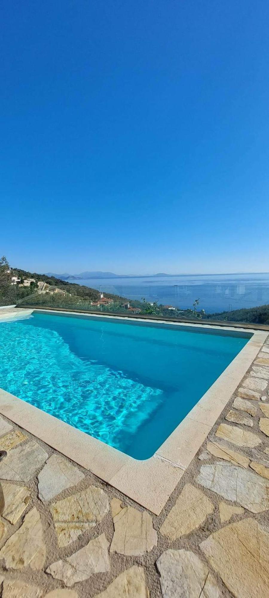 Apollo Romantic Sea View Villa Киверион Экстерьер фото