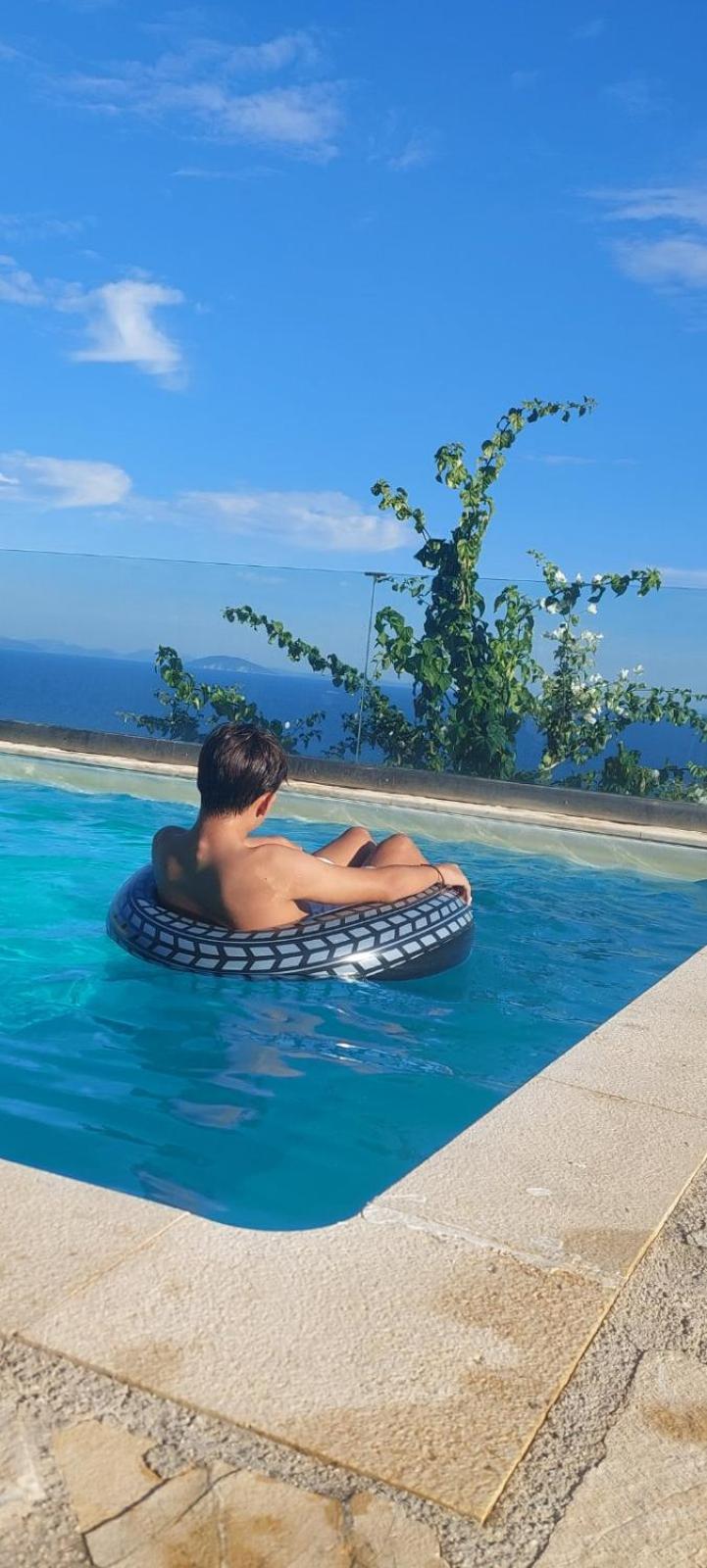 Apollo Romantic Sea View Villa Киверион Экстерьер фото